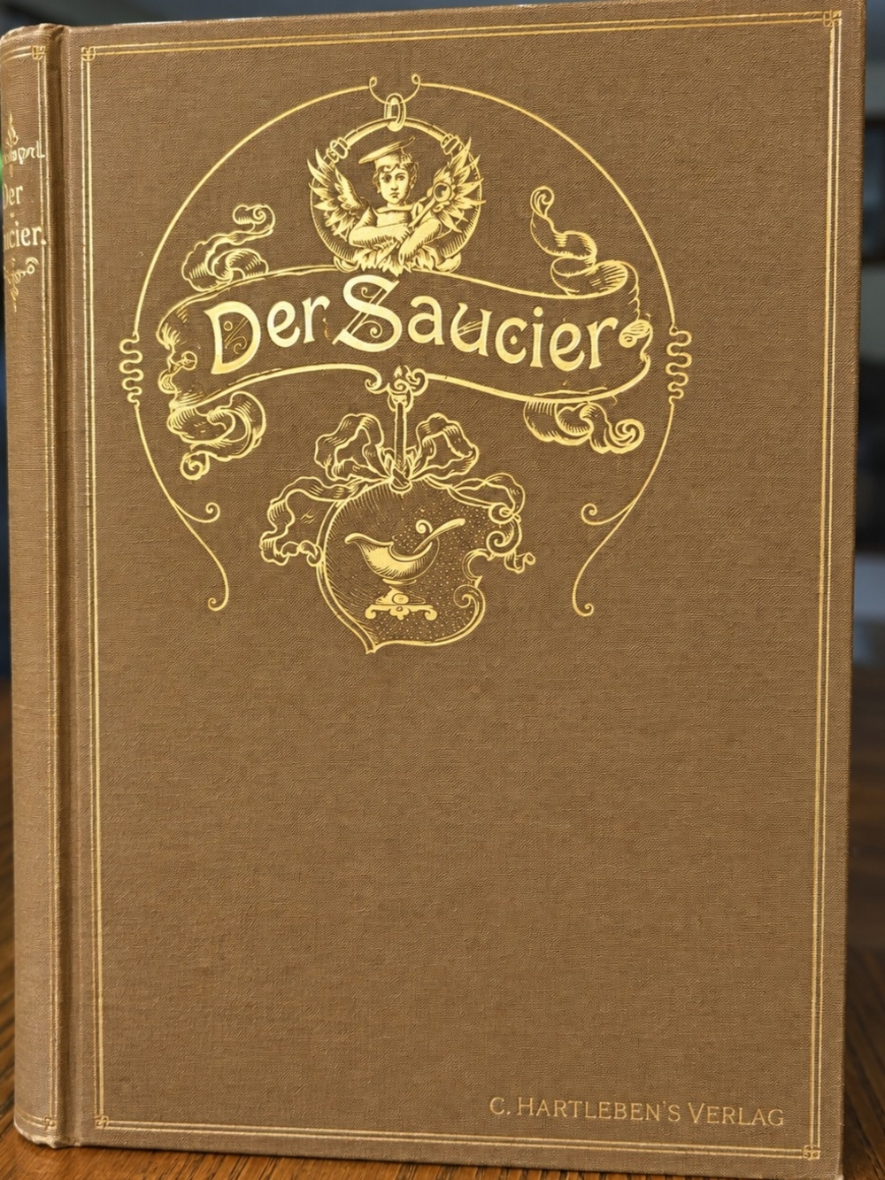 A. Hartleben's Verlag Der Saucier German Cookbook Vintage 1st Edition